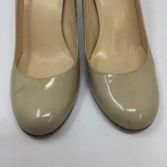 Kate Spade Nude, Striped Heels, size 7.5 - Picture 2 of 6